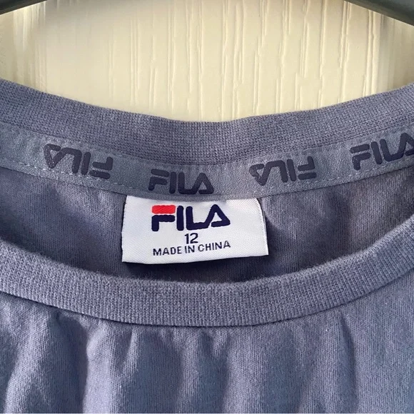 Fila Cotton Womens Top Size 12 - Picture 4 of 6
